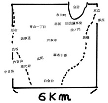 東京らしい東京の範囲