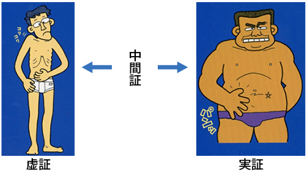 漢方でいう虚証と実証